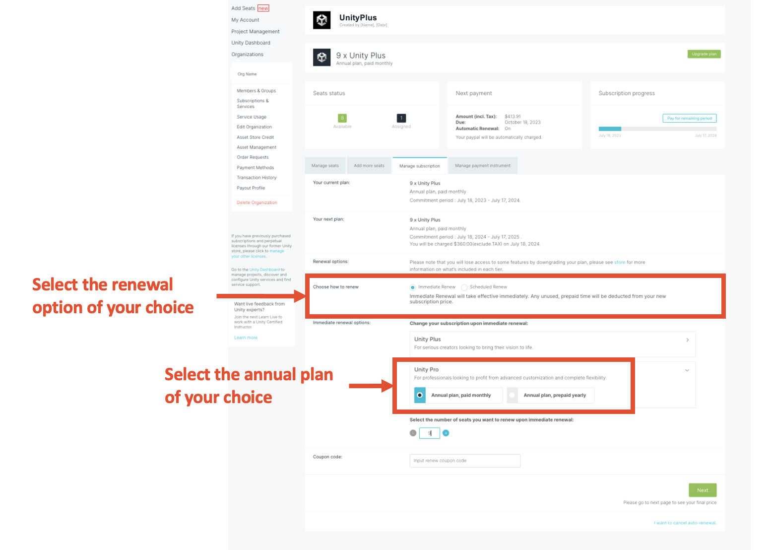 Upgrade to Unity Pro